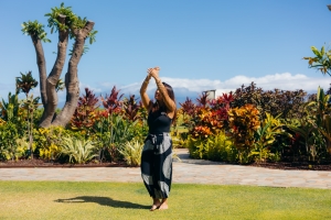 Hula Dancing at the Hawaiian Cultural Center